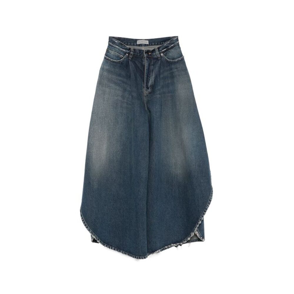 Balenciaga Women Tulipe Denim Jeans